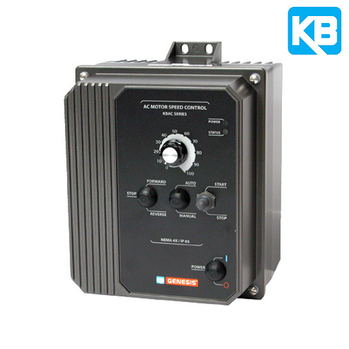 (KBAC-29) AC NEMA-4X Hybrid Inverter 230 VAC 1p In, thru 3.0 HP, 230 VAC 3p Out - Grey